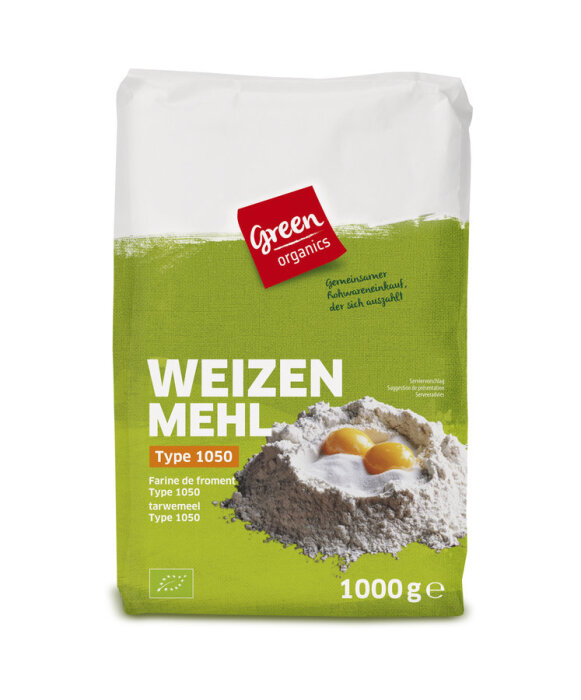 greenorganics Weizenmehl Type 1050 1kg