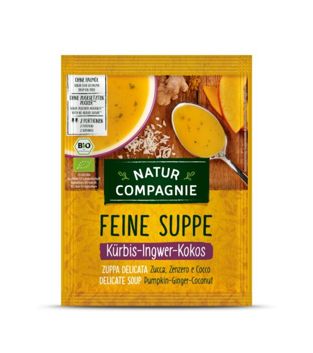 Natur Compagnie Kürbis-Ingwer-Kokos Suppe 40 g