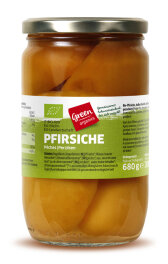greenorganics Pfirsiche im Glas 720ml