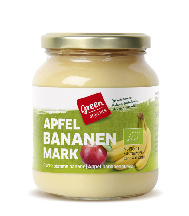 greenorganics Apfel-Bananen-Mark 360g