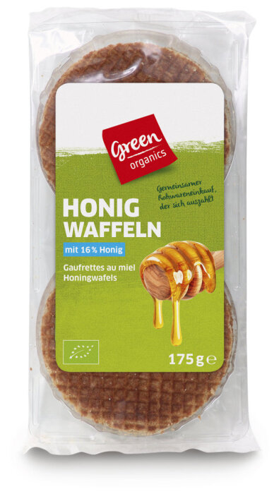greenorganics Honigwaffeln 175g