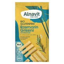 Alnavit Bio Grissini Rosmarin &amp; Meersalz 100g