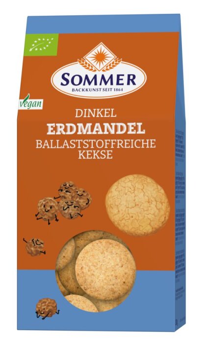 Sommer Erdmandel Kekse aus Dinkel 150g Bio