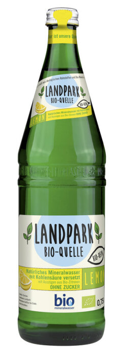 Landpark Bio-Quelle Mineralwasser mit Lemon 750ml