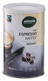 Naturata Espresso Bohnenkaffee instant Dose 100g Bio