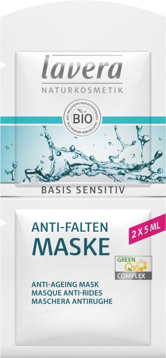 Lavera Basis Sensitiv Anti-Falten Maske Q10 10ml