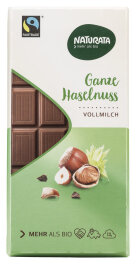 Naturata Chocolat Ganze Haselnuss Bio 100g