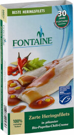 Fontaine Heringsfilets pikante Creme 200g