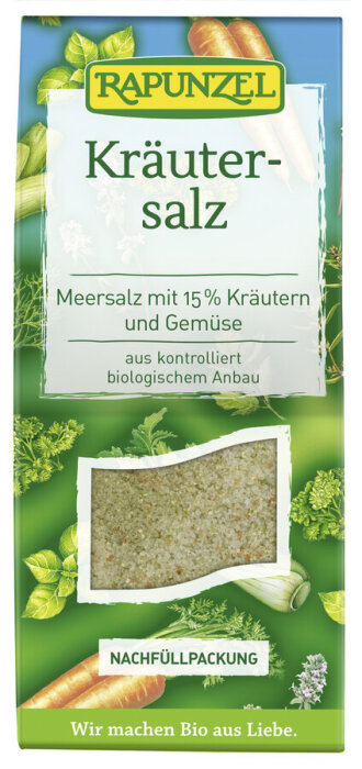 Rapunzel Bio Kräutersalz mit 15% Kräutern & Gemüse 500g