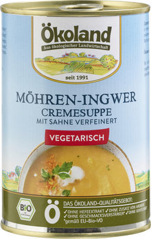 Ökoland Möhren-Ingwer Cremesuppe 400g