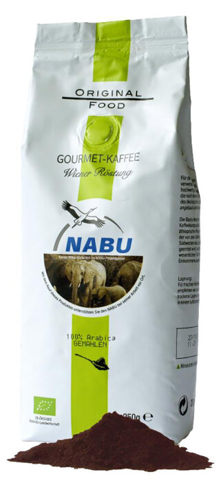 Original Food NABU Wiener Röstung Kaffee gemahlen 250g