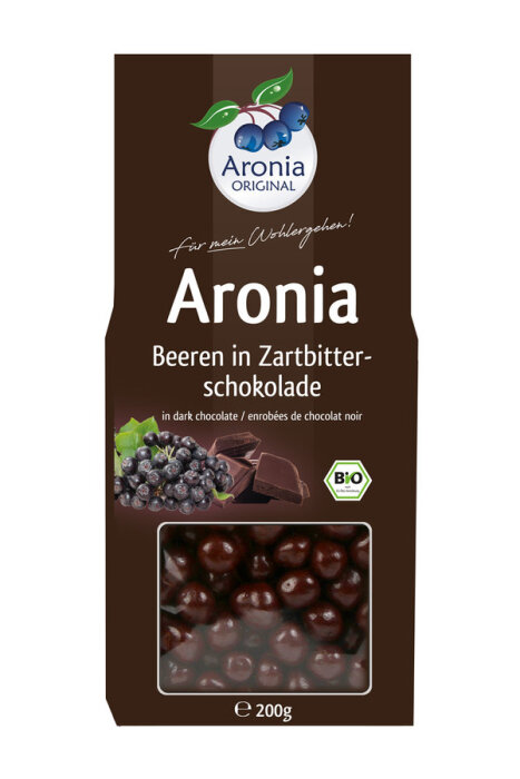 Aronia Original Aroniabeeren in Zartschokolade 200 g