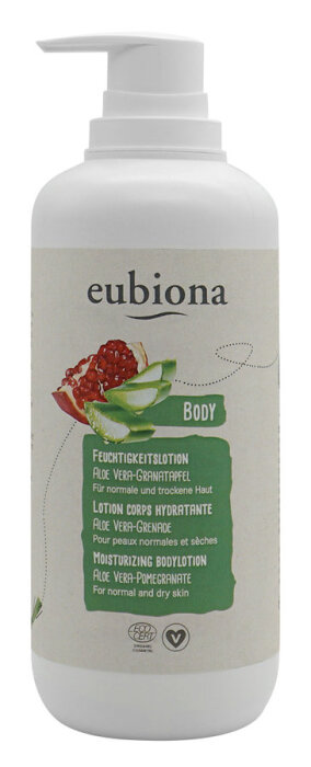 eubiona Aloe Vera Feuchtigkeitslotion Granatapfel 500ml