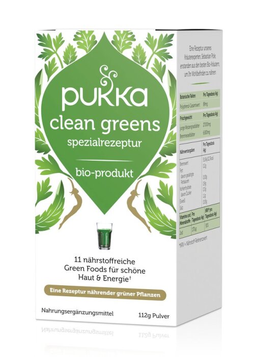 Pukka Clean Greens Pulver 112g