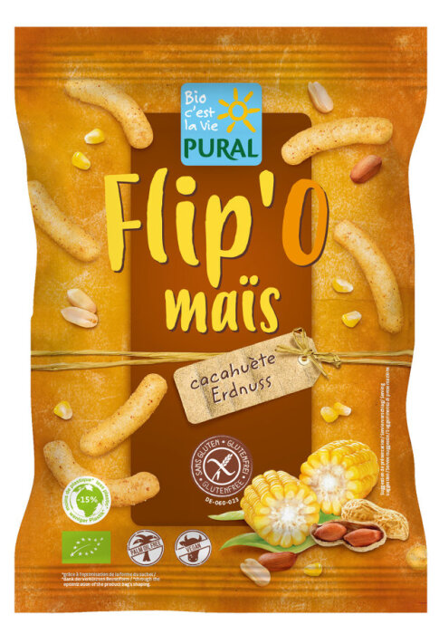 Pural Flip O maïs Erdnuss 100g Bio