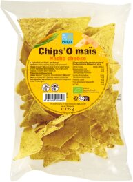 Pural Chips Nacho Cheese 125g Bio