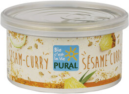 Pural Pflanzlicher Aufstrich Sesam Curry 125g