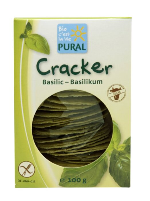Pural Cracker Basilikum 100g Bio