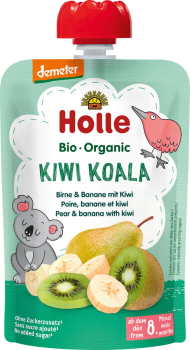 Holle Kiwi Koala - Pouchy Birne & Banane 100 g