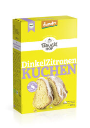 Bauckhof Demeter Dinkel Zitronenkuchen Bio Backmischung 485g
