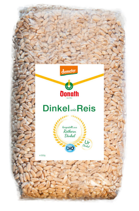 Donath Mühle Dinkel wie Reis demeter 500 g