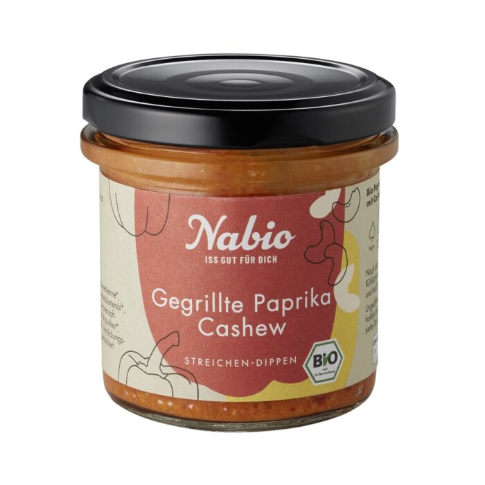 Nabio Aufstrich gegrillte Paprika Cashew 135g