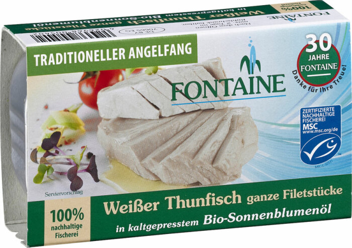 Fontaine Weisser Thunfisch/Sonnenblumenöl 120 g
