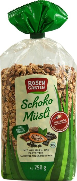 Rosengarten Schoko Müsli 750g