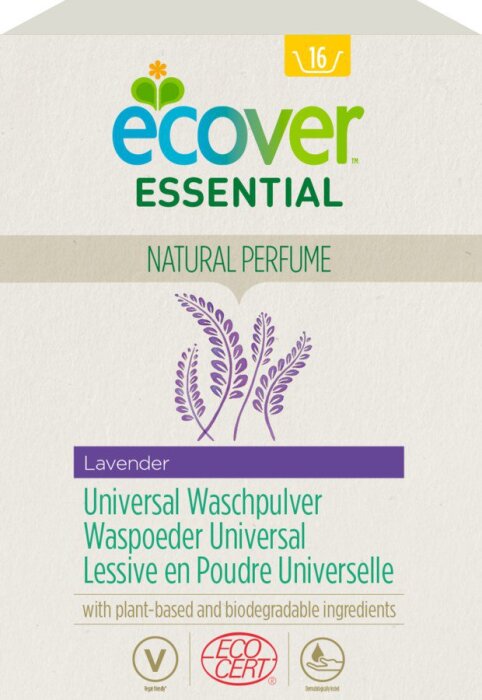 Ecover Essential Universal Waschpulver Lavendel Ess 1200 g