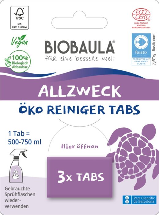 Biobaula Allzweckreiniger-Tabs 3 Tabs
