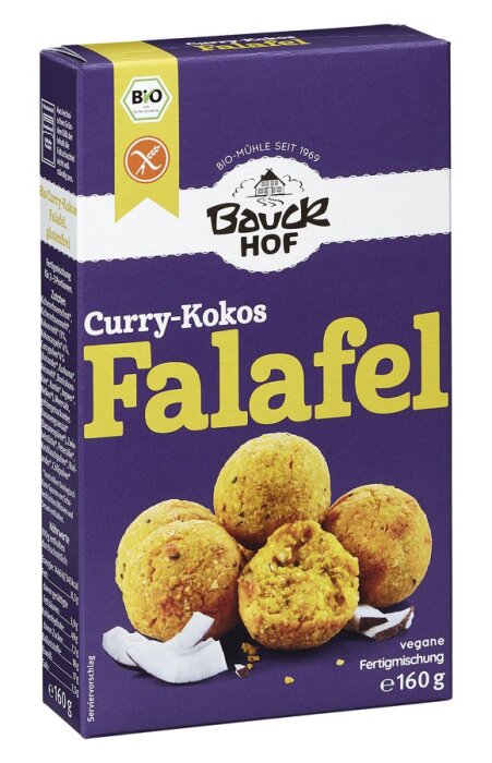 Bauckhof Falafel Curry-Kokos Fertigmischung 160 g
