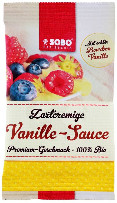 Sobo Vanille-Sauce für 1/2 l Sobo 55g Bio