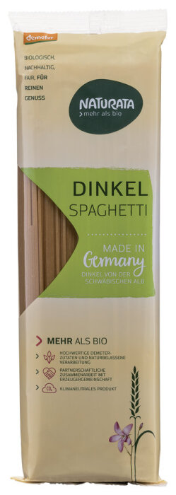 Naturata Bio Spaghetti Dinkel hell Demeter 500g