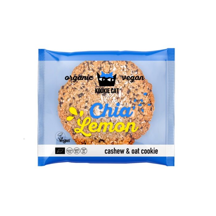 Kookie Cat Chia & Lemon Cookie 50g