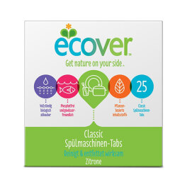Ecover Sp&uuml;lmaschinen-Tabs Zitrone