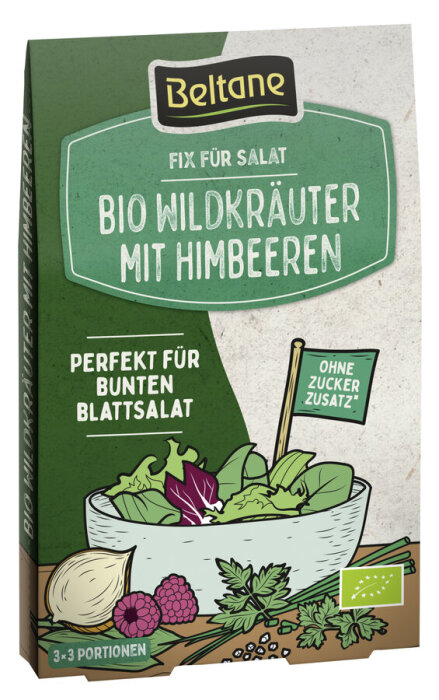 Beltane Fix Salat Wildkräuter mit Himbeeren 27,9g