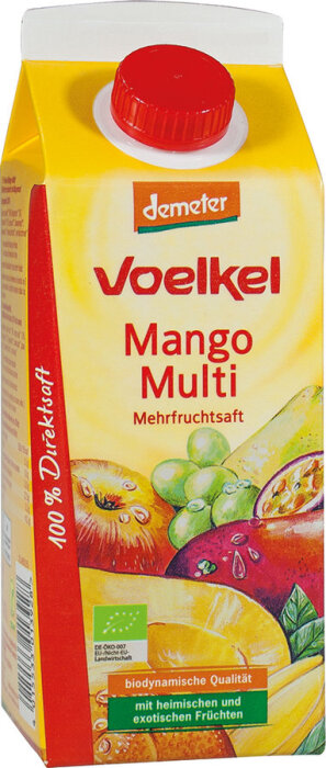 Voelkel Mango-Multi Elopak demeter 750ml Bio