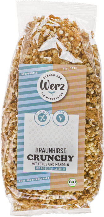 Werz Braunhirse-Crunchy glutenfrei 250g Bio