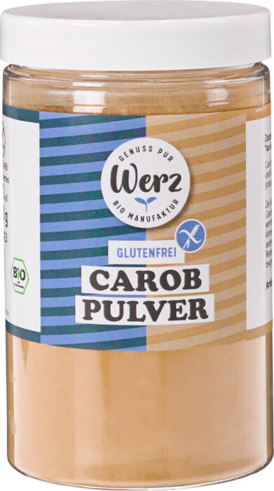 Werz Carob-Pulver glutenfrei Dose 200g Bio