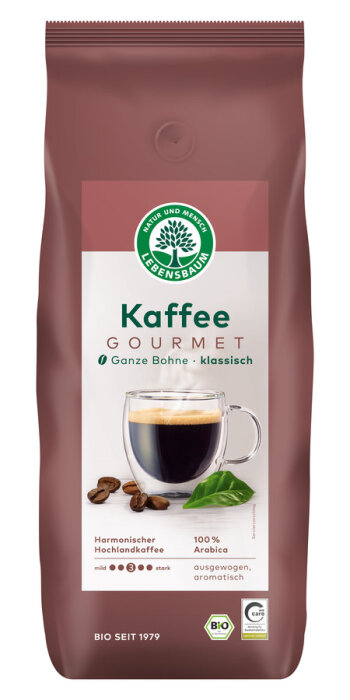 Lebensbaum Gourmet-Kaffee, Bohne 1kg