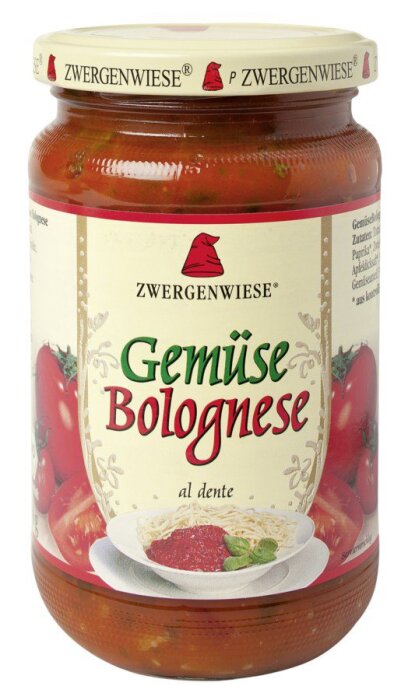 Zwergenwiese Bio Gemüse Bolognese 340ml