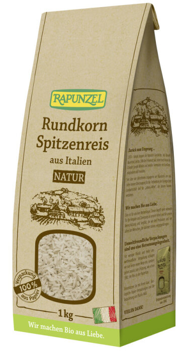 Rapunzel Bio Rundkorn Spitzenreis Natur 1kg