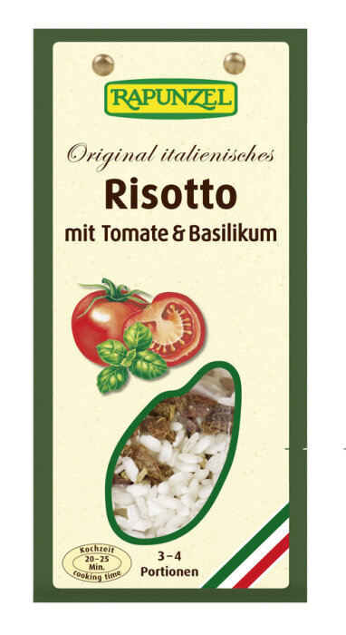 Rapunzel Bio Risotto mit Tomaten und Basilikum 250g