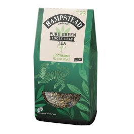 Hampstead Tea Organic Demeter Green Tea Pouch 100g Bio