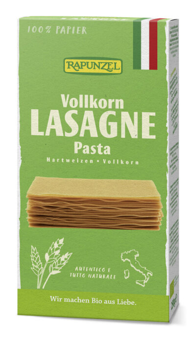 Rapunzel Bio Lasagne-Platten Vollkorn 250g