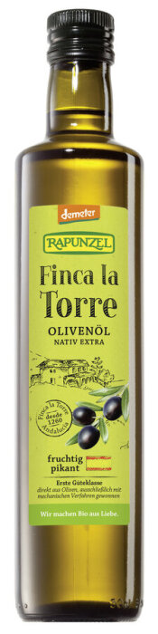 Rapunzel Bio Olivenöl Finca la Torre, nativ extra, demeter 500ml