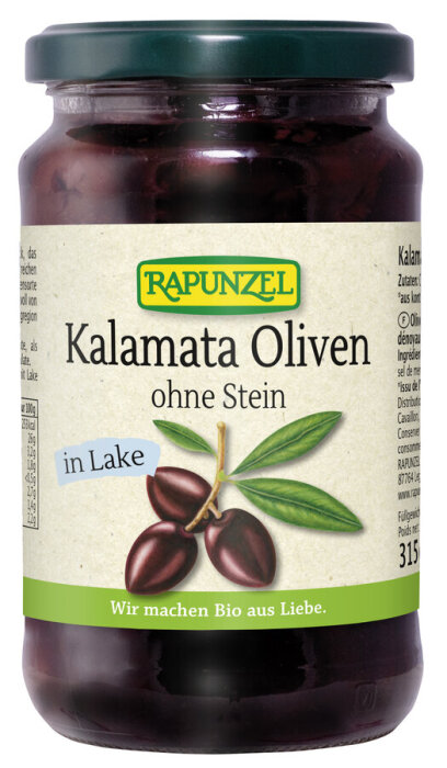 Rapunzel Bio Oliven Kalamata violett, ohne Stein in Lake 315g