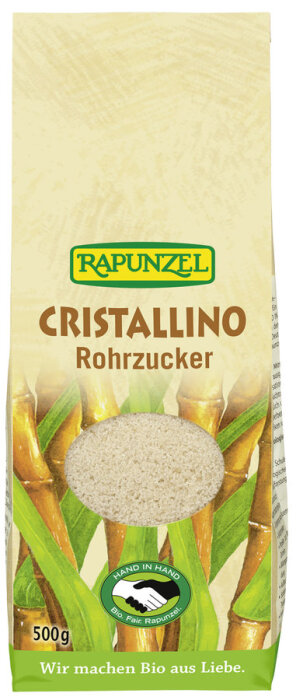 Rapunzel Bio Cristallino Rohrzucker 500g