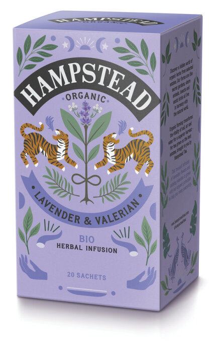 Hampstead Tea Meditate your Spirit Lavendel & Baldrian Bio