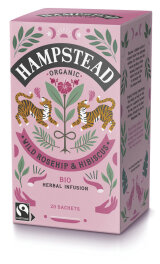 Hampstead Tea Organic Fairtrade Rosehip & Hibiscus...